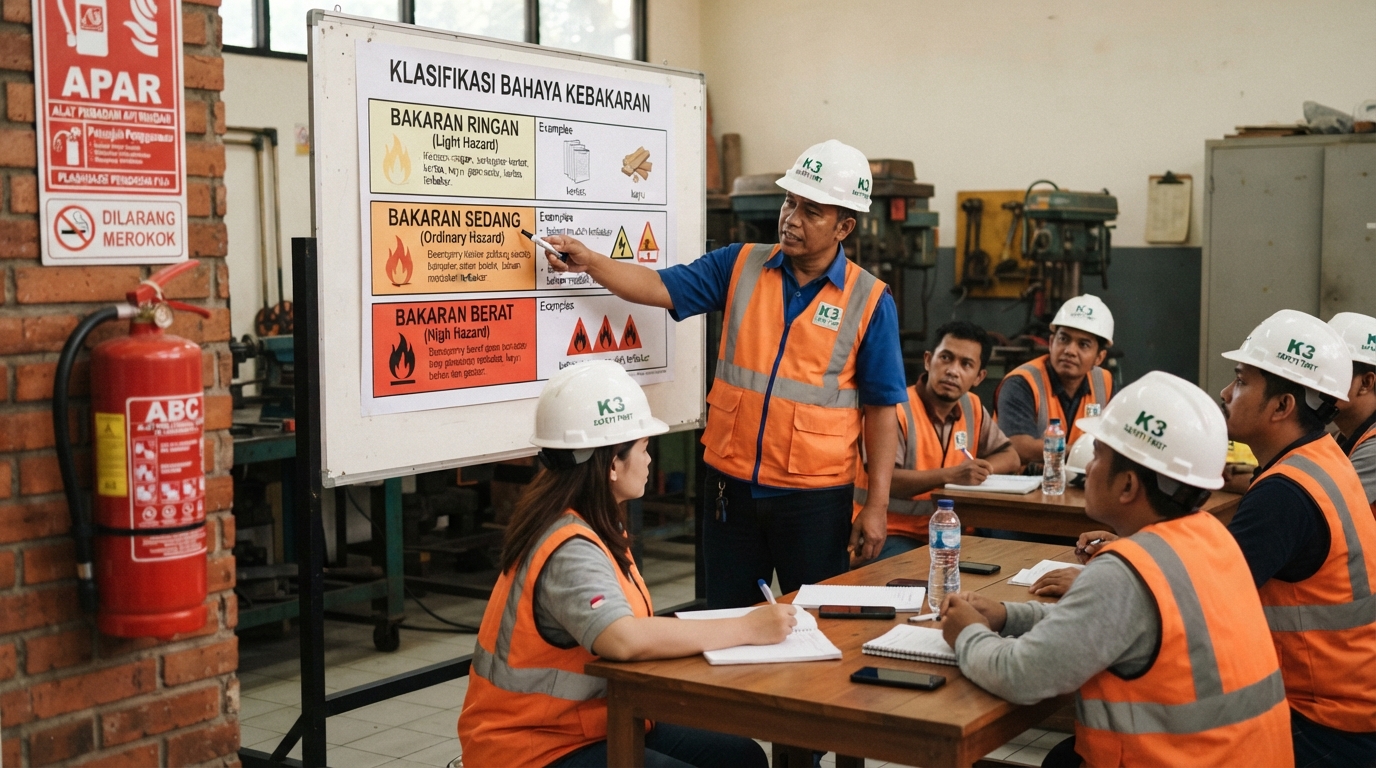 Bahaya Klasifikasi Potensi Bahaya Kebakaran Tempat Kerja